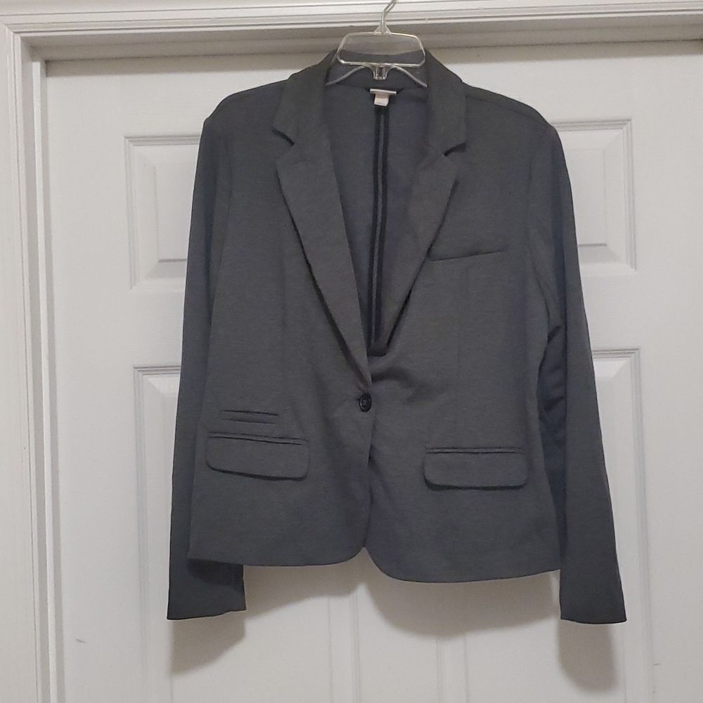 MERONA Gray Women's L single button Jacket